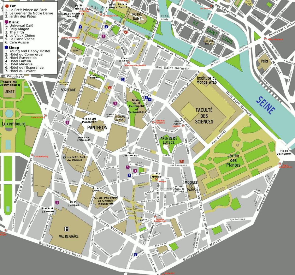 Térkép 5., Párizs szívében