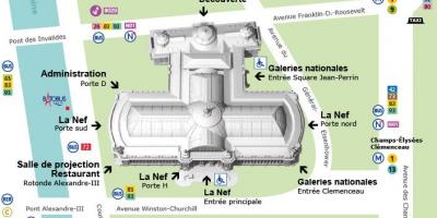 Térkép A Grand Palais