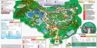 Térkép Asterix park