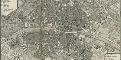 Térkép Párizs 1800