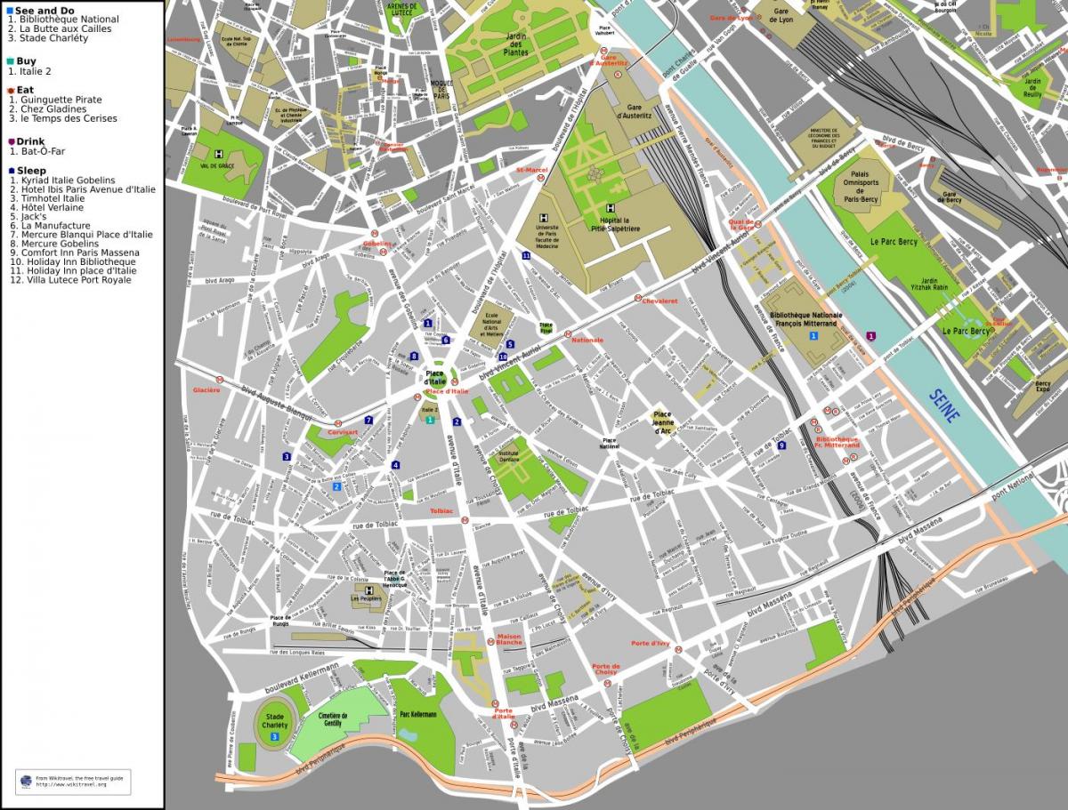 Térkép 13., Párizs szívében