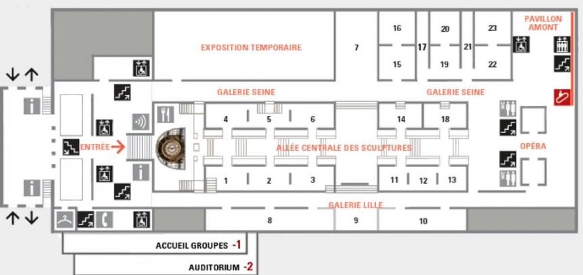 Térkép A Musée d ' orsay