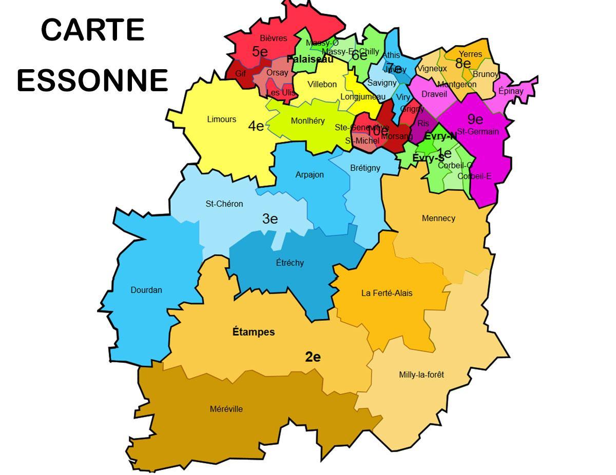 Térkép Essonne
