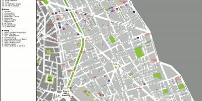 Térkép 11th arrondissement Párizs