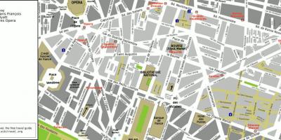 Térkép 2. kerületben található Párizsban