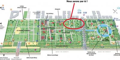 Térkép A Parc de Bercy