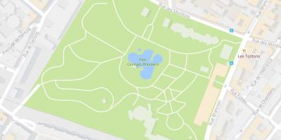 Térkép A Parc Georges-Brassens