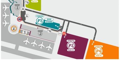 Térkép Beauvais repülőtér parkolás