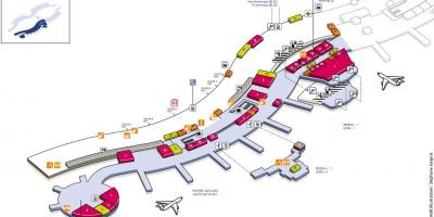 Térkép CDG airport 2A terminál