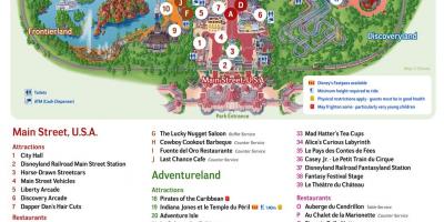 Térkép a Párizsi Disneyland