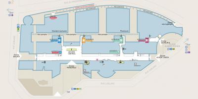Térkép Georges-Pompidou kórház