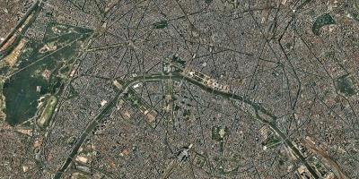 Térkép műholdas Párizs