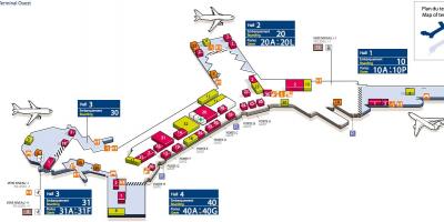 Térkép Nyugati Orly repülőtér
