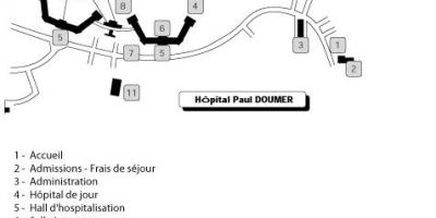 Térkép Paul Doumer kórház