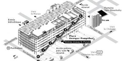 Térkép Pompidou Központ