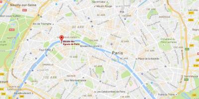Térkép a Párizsi csatornák