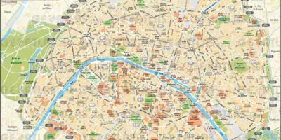 Térkép Párizs Utcáin